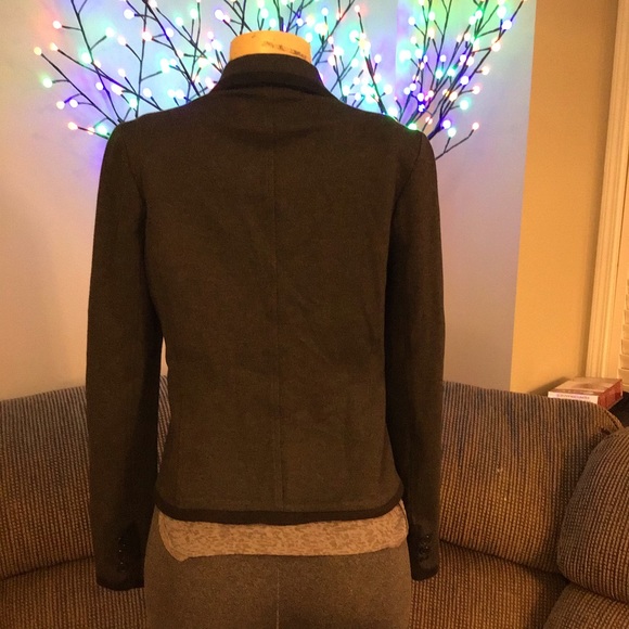 🧥 RW&CO Grey/Black Short Fitted Blazer Size M - Picture 4 of 11